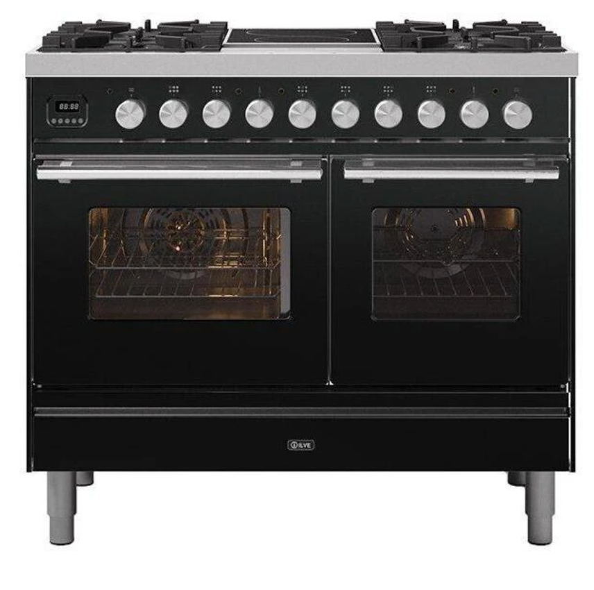 Ilve Roma 90cm Wide Dual Fuel Range Cooker - PD09IWE3