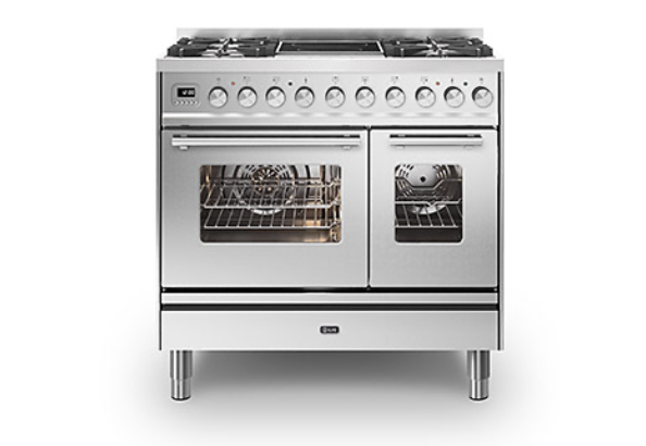 ILVE Roma 90 Twin 2-Zone Induction Range Cooker - PD09FWE3