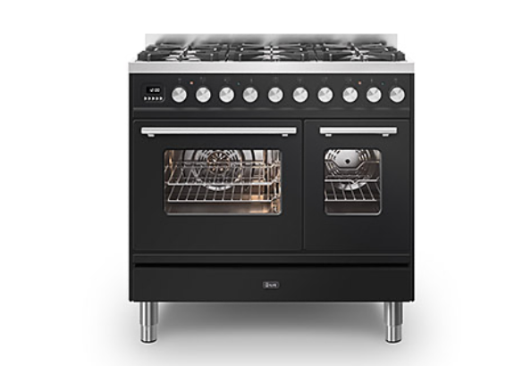 ILVE Roma 90 Twin 6-Burner Range Cooker - PD096WE3