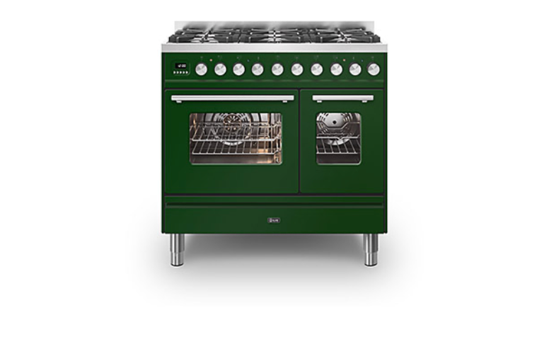 ILVE Roma 90 Twin 6-Burner Range Cooker - PD096WE3