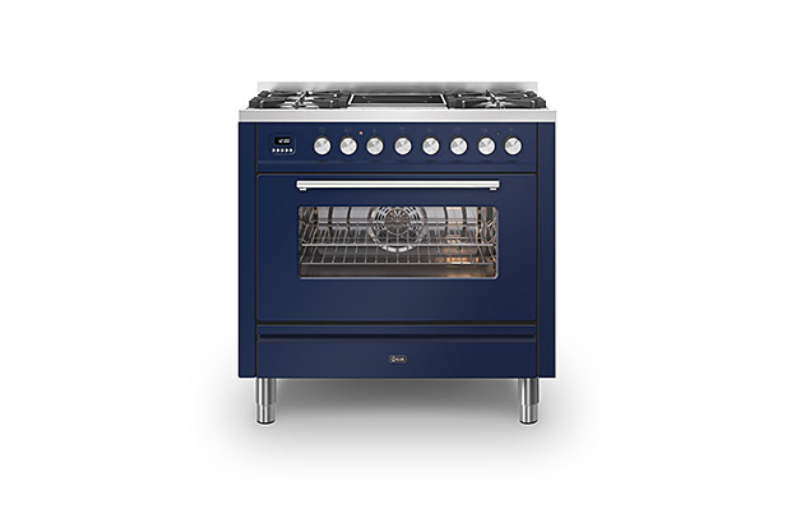 ILVE Roma 90 Single 2-Zone Induction Range Cooker - P09IWE3