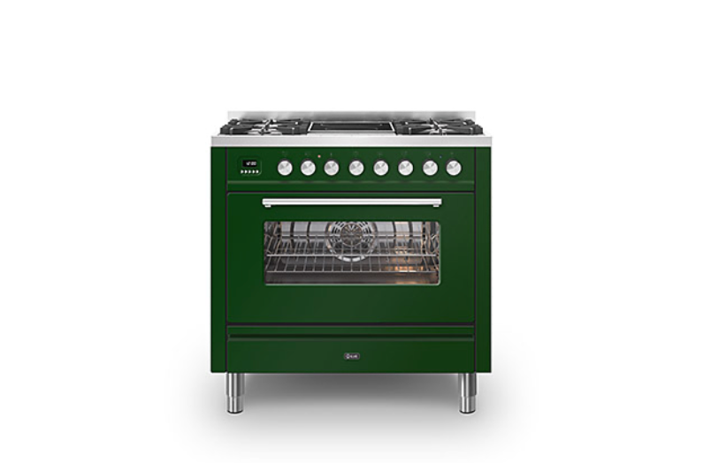 ILVE Roma 90 Single 2-Zone Induction Range Cooker - P09IWE3