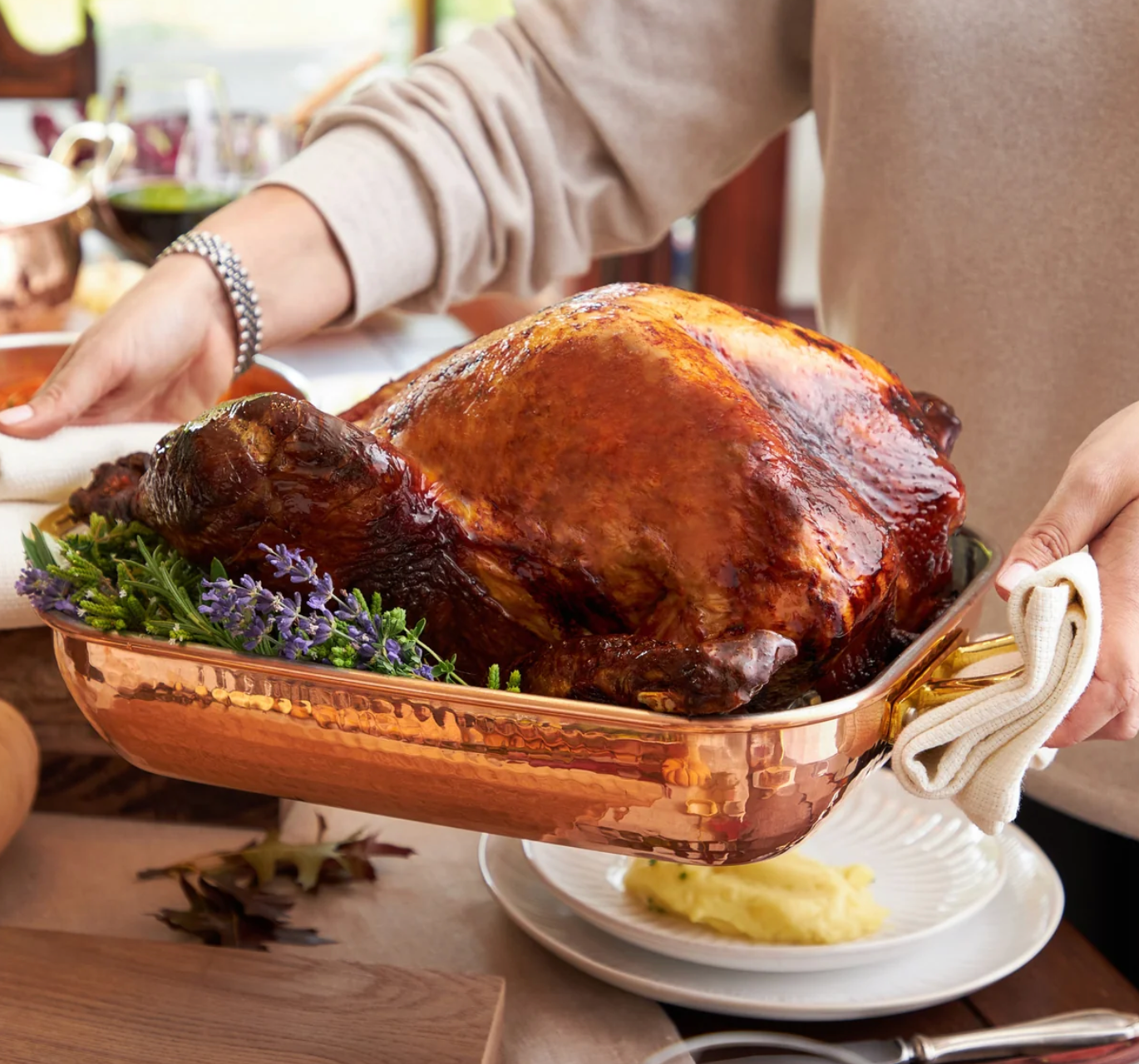 Ruffoni Historia Decor Rectangular Roaster - 36CM