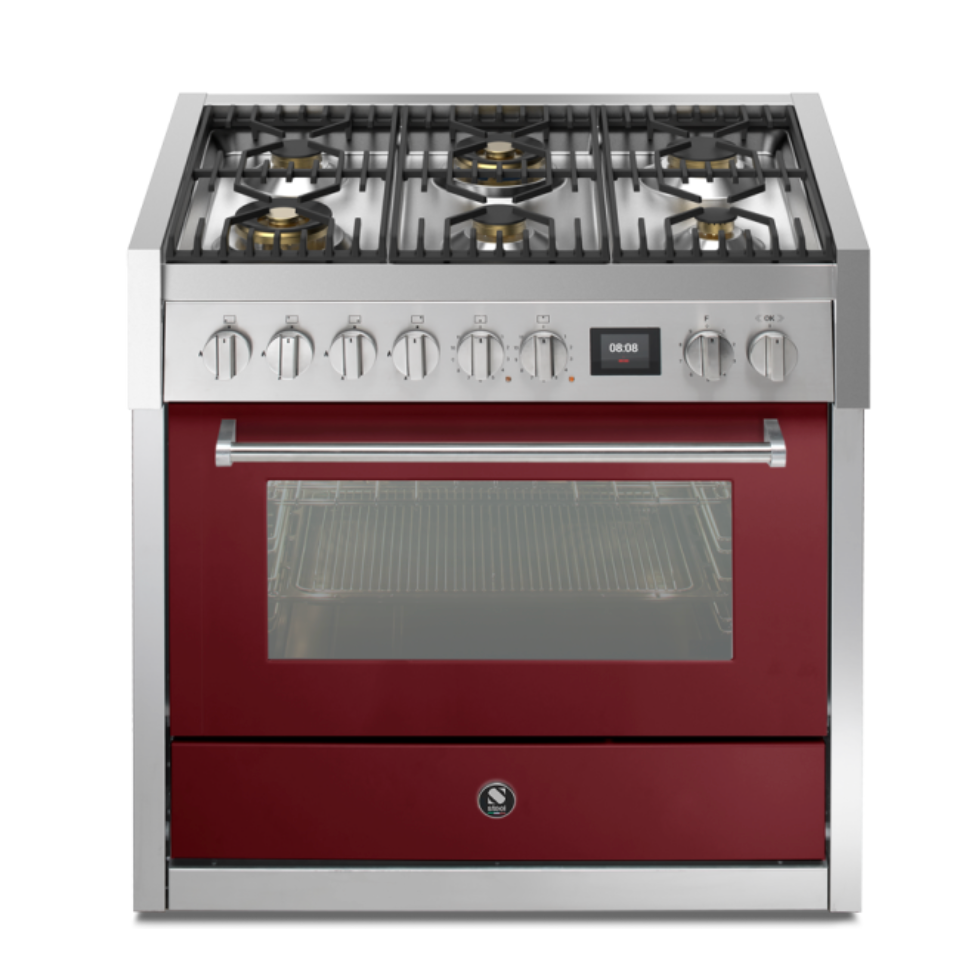 Steel Cucine Genesi 90cm Single Oven Range Cooker - GQ9S-6W