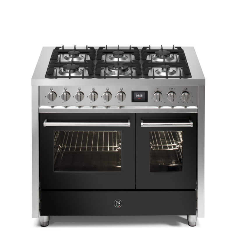 Steel Cucine Enfasi 100cm Double Oven Range Cooker - EQ10FF-6