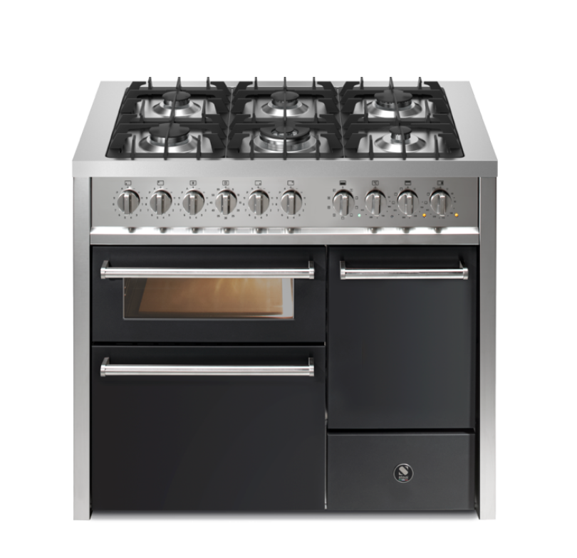 Steel Cucine Enfasi 100/3 Triple Oven Range Cooker - EQ10FFF
