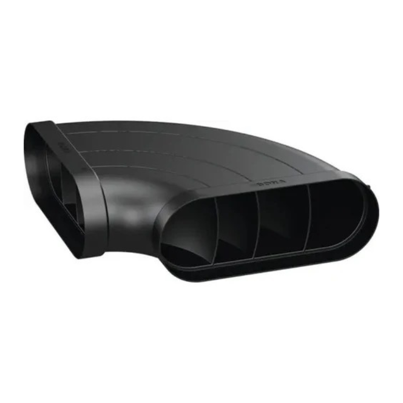 BORA ECOTUBE BEND 90° FLAT HORIZONTAL INCL. 2 X EFD
