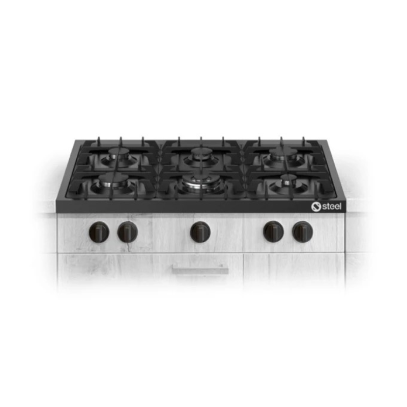 Steel Cucine Enfasi Hobs Design40 All Black - E9P-6 NF