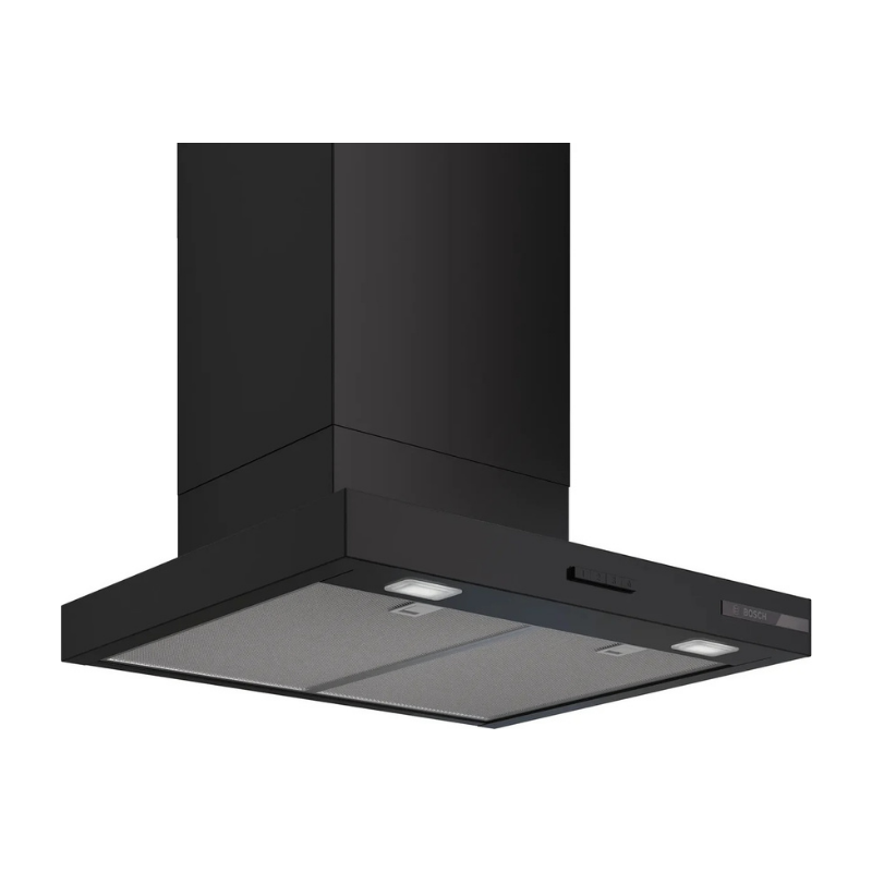 Bosch Series 4 Wall-mounted cooker hood 60 cm Matt black - DWB65CC60B