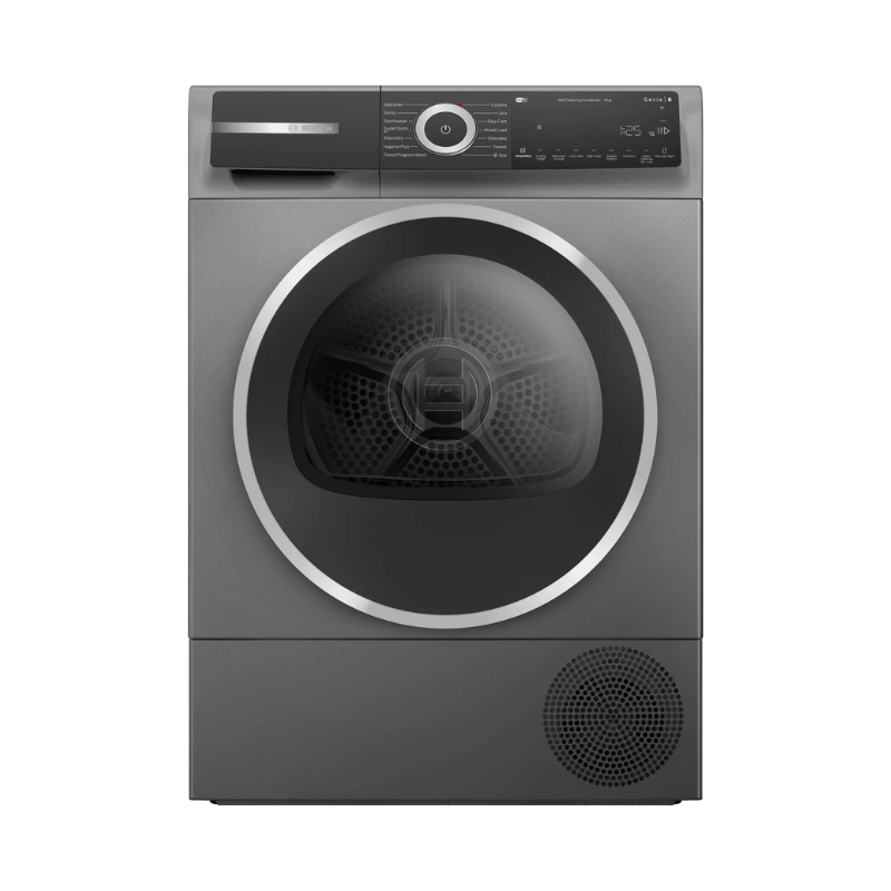 Bosch Series 6 Heat pump tumble dryer 9 kg Cast iron grey - WQH246DRGB