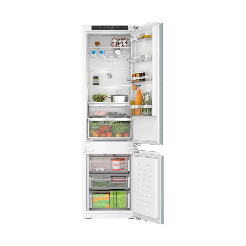 Bosch Series 4 Built-in fridge-freezer with freezer at bottom 193.5 x 55.8 cm - KIN96VFD0G