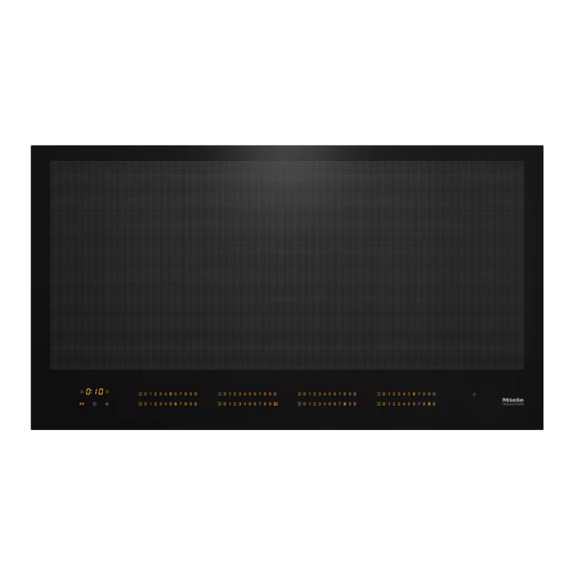Miele Induction hob with onset controls Platinum KM 7697 FL Black