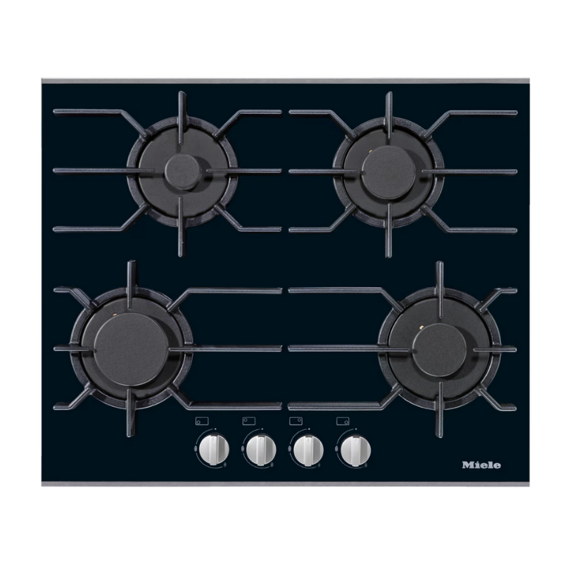 Miele Gas hob Silver KM 3010 Stainless steel
