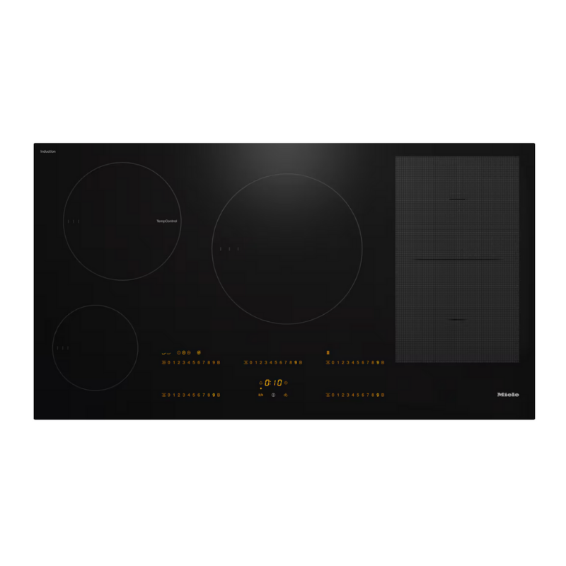 Miele Induction hob with onset controls Platinum KM 7629 FX Black