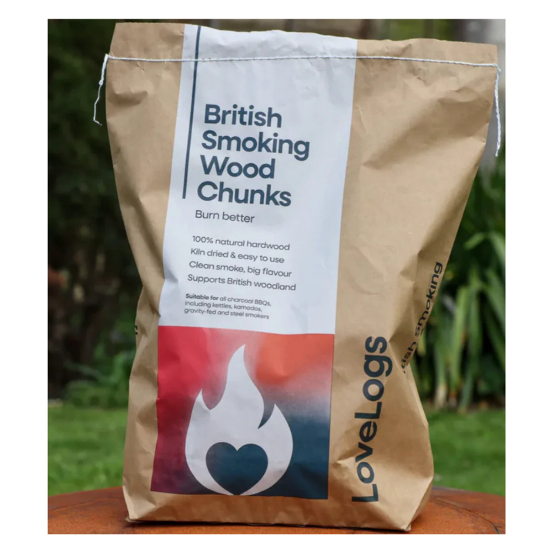 Charlie Oven Love Logs British Wood Chunks Variety Bundle for Hot Smoking