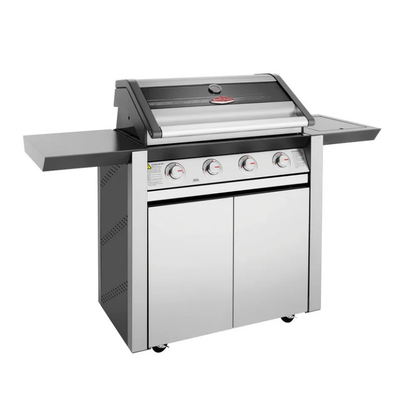 BeefEater 1600S Series - 4 Burner BBQ & Side Burner Trolley