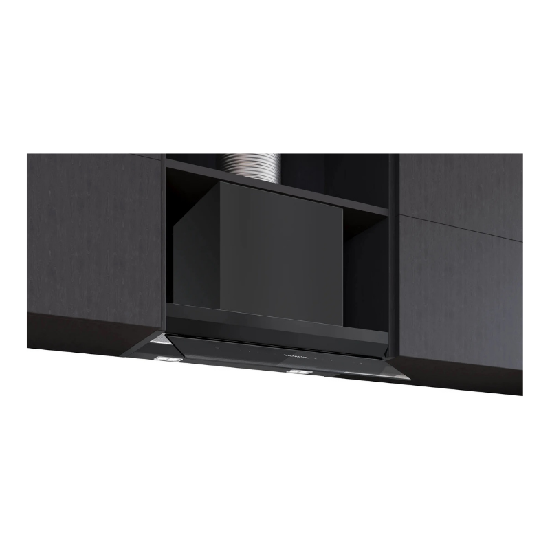 Siemens iQ700 Integrated Design Hood 60 cm clear glass black printed, Matt black - LJ68BET60B