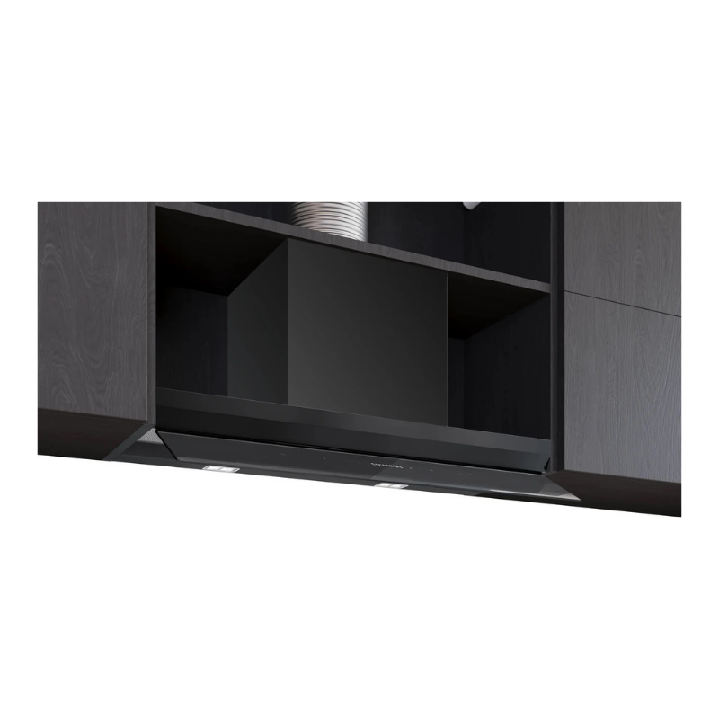 Siemens iQ700 Integrated Design Hood 80 cm clear glass black printed, Matt black - LJ88BET60B