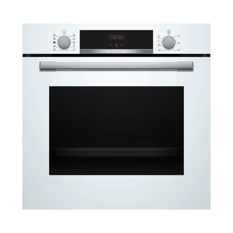 Bosch Series 4 Built-in oven with added steam function 60 x 60 cm White - HQA534BW3B
