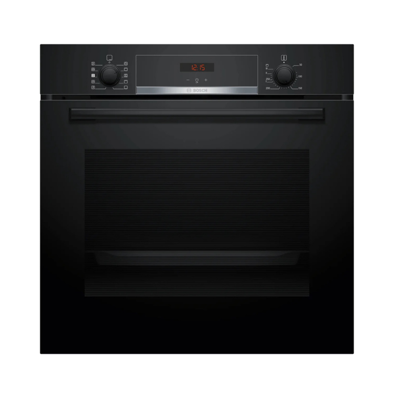 Bosch Series 4 Built-in oven with added steam function 60 x 60 cm Black - HQA534BB3B