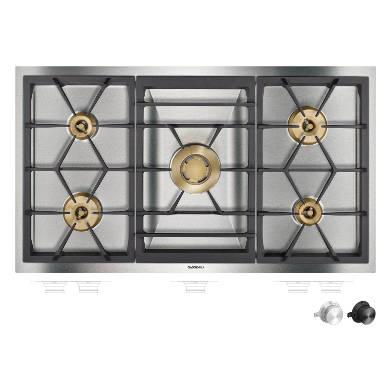 Gaggenau 400 series Vario gas cooktop 90 cm Liquid gas 28-37 mbar