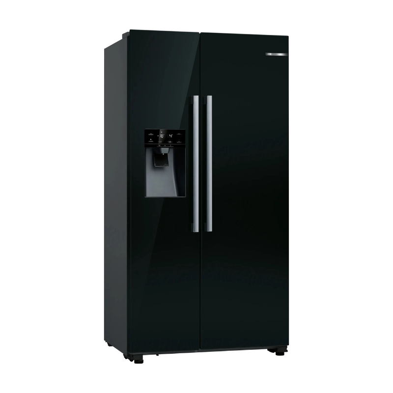 Bosch Series 6 American side by side 178.7 x 90.8 cm Black, Total No Frost - KAD93ABEP