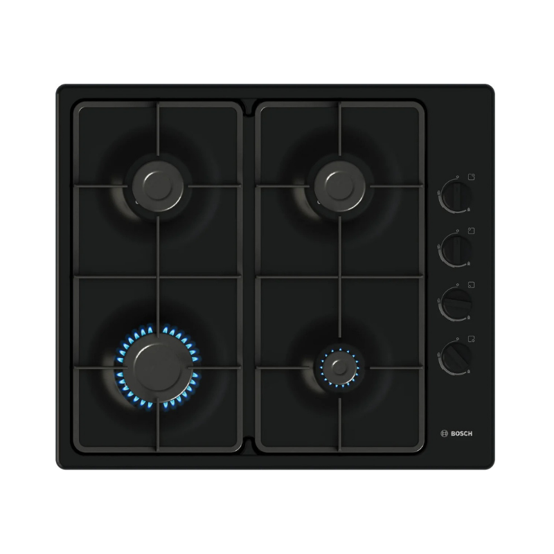 Bosch Series 2 Gas hob 60 cm Enamel, Black - PBP6B6K60