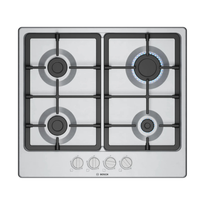 Bosch Series 4 Gas hob 60 cm Stainless steel - PGP6B5K90