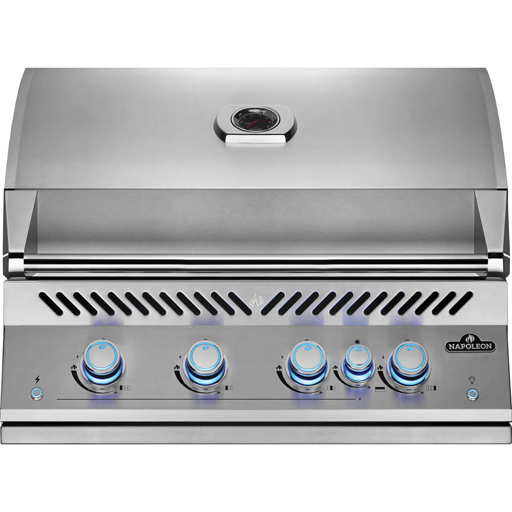 Built-In 700 Series 32 Gas Grill | Stainless Steel Built-In BBQ | Infrared Rear Burner | Outdoor Kitchen Grill | Premium Gas Grill UK | Caterbitz