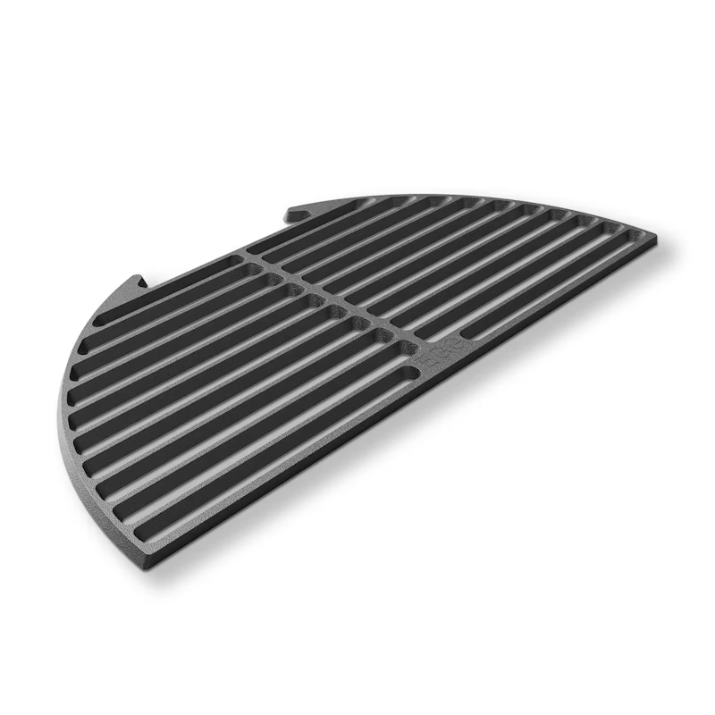 BIG GREEN EGG HALF MOON CAST IRON SEARING GRID