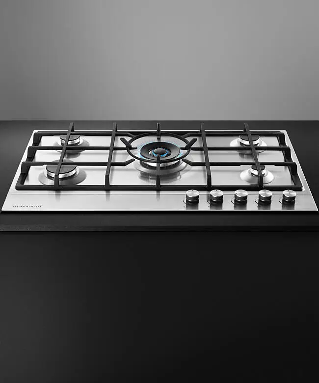 Fisher & Paykel 90cm Series 7 5 Burner Gas Hob, LPG