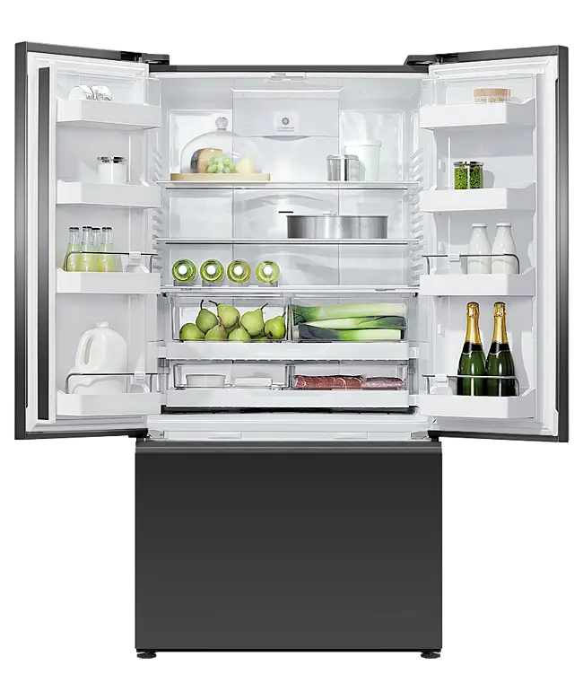 Fisher & Paykel Series 7 RF540AZUB6 French Door Refrigerator Freezer, Ice & Water