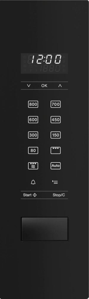 Miele Built-in microwave oven Silver M 2234 SC Obsidian black