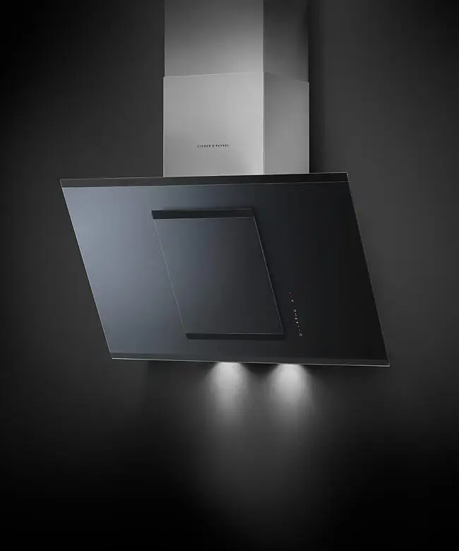 Fisher & Paykel Series 7 HT90GHB2 900mm Wide 'Tilt' Chimney Hood