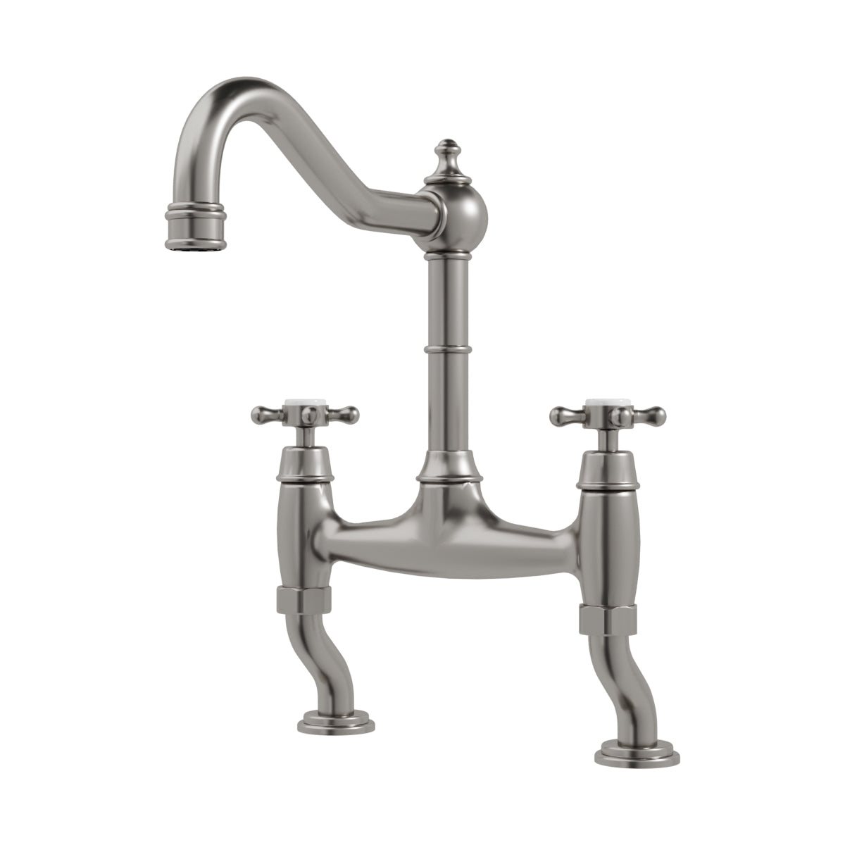 Bidbury & Co Fairford Kitchen Twin Lever Bridge Tap