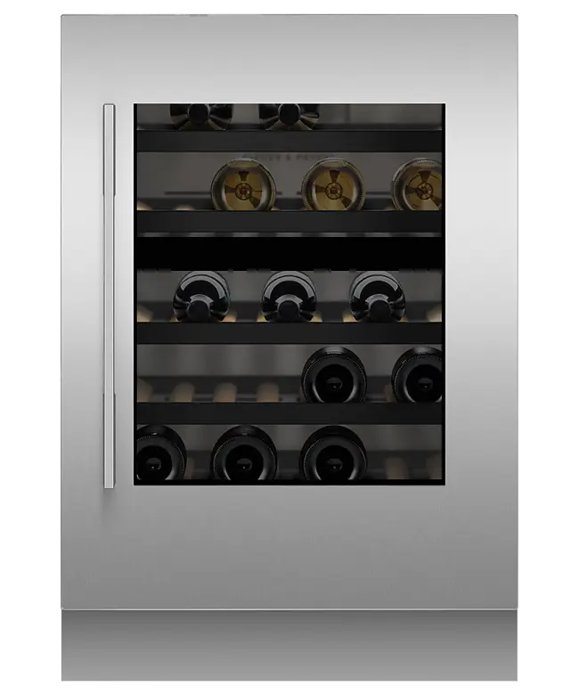 Fisher & Paykel Series 9 RS6009V2RT1 Undercounter Wine, Glass Door, Right Hinge (Reversible), 600mm