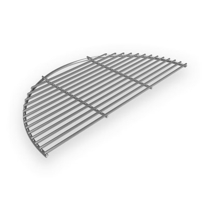 BIG GREEN EGG STAINLESS STEEL HALF MOON GRID FOR EGGSPANDER SYSTEM