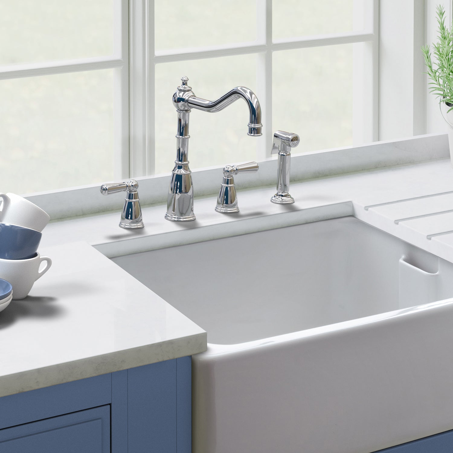 Bidbury & Co Stockwell Kitchen Tap with Rinse