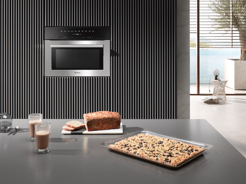 Miele Compact microwave combination oven Gold H 7140 BM Stainless steel/Clean Steel