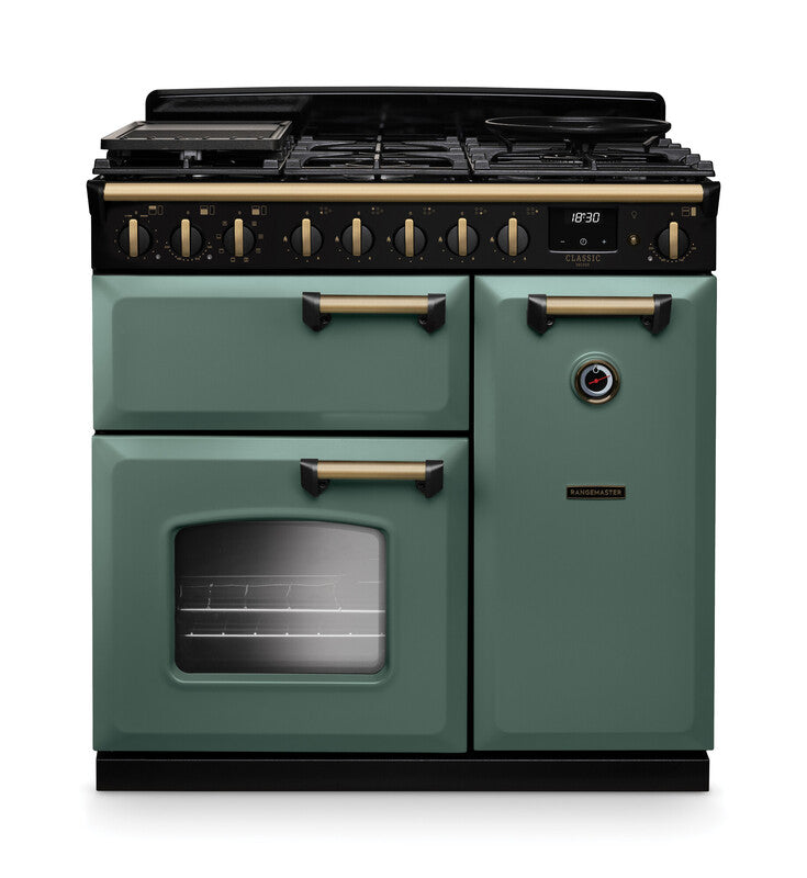 Rangemaster Classic Deluxe 90 Dual Fuel Range Cooker