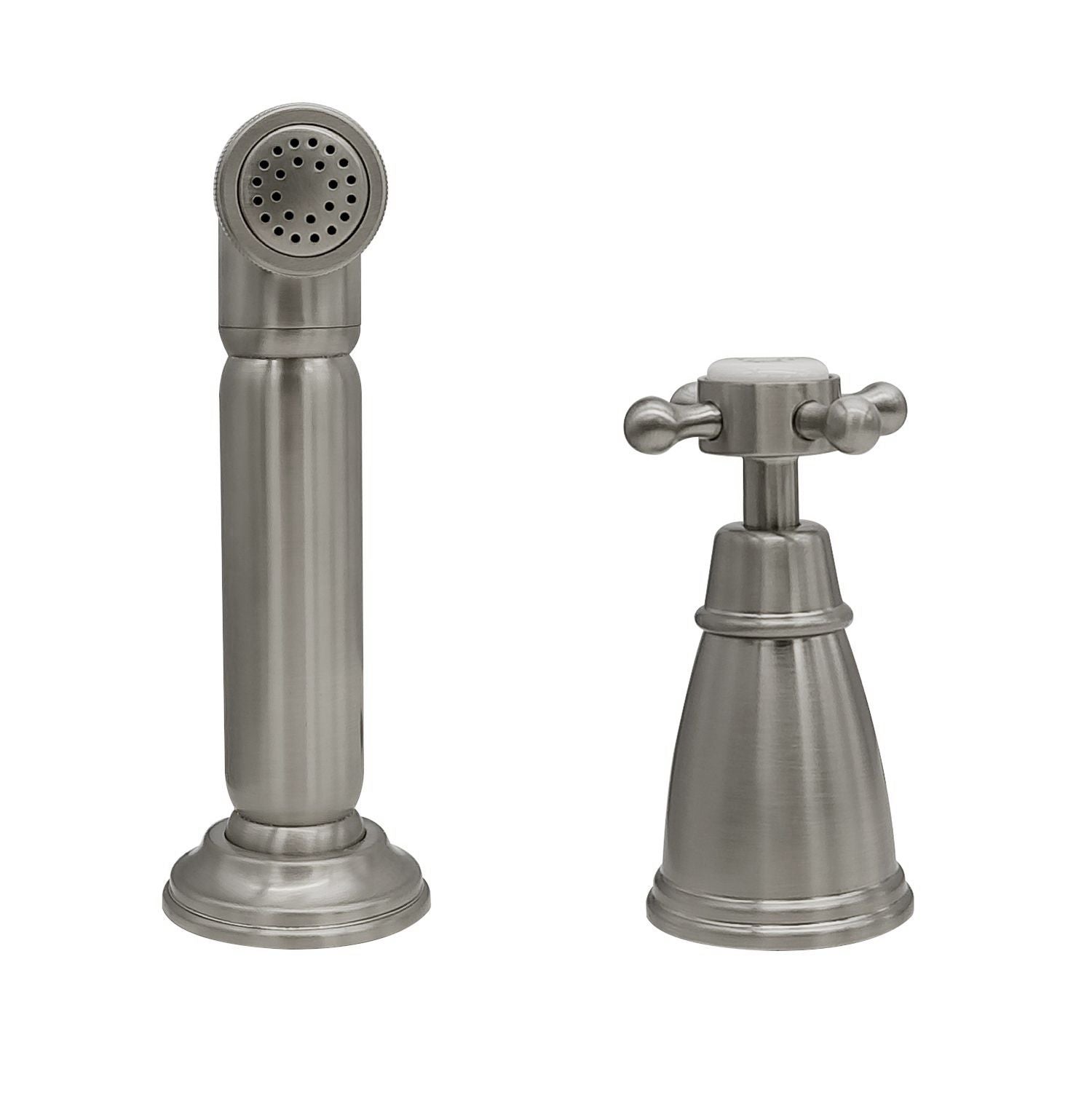 Bidbury & Co Chalford Kitchen Tap Independent Pull-Out Spray with Crosshead Handle