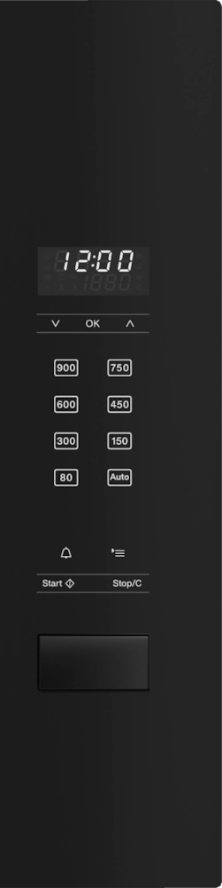 Miele Built-in microwave oven Silver M 2240 SC Obsidian black