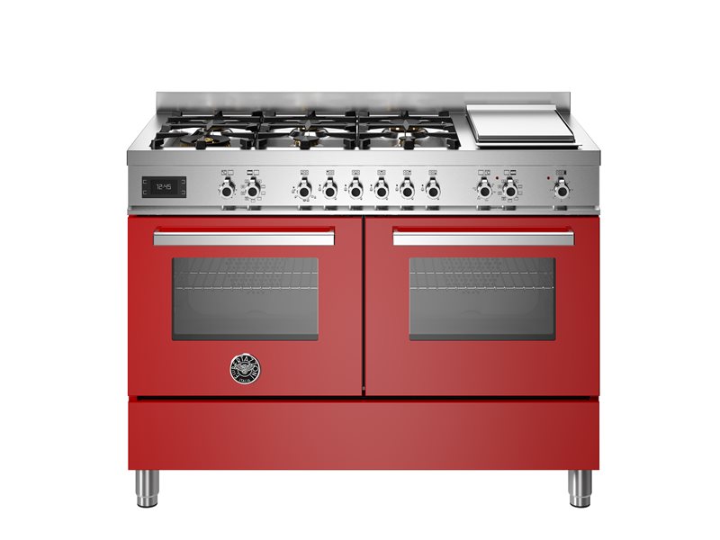 Bertazzoni 120 cm 6-burner + griddle, Electric Double Oven