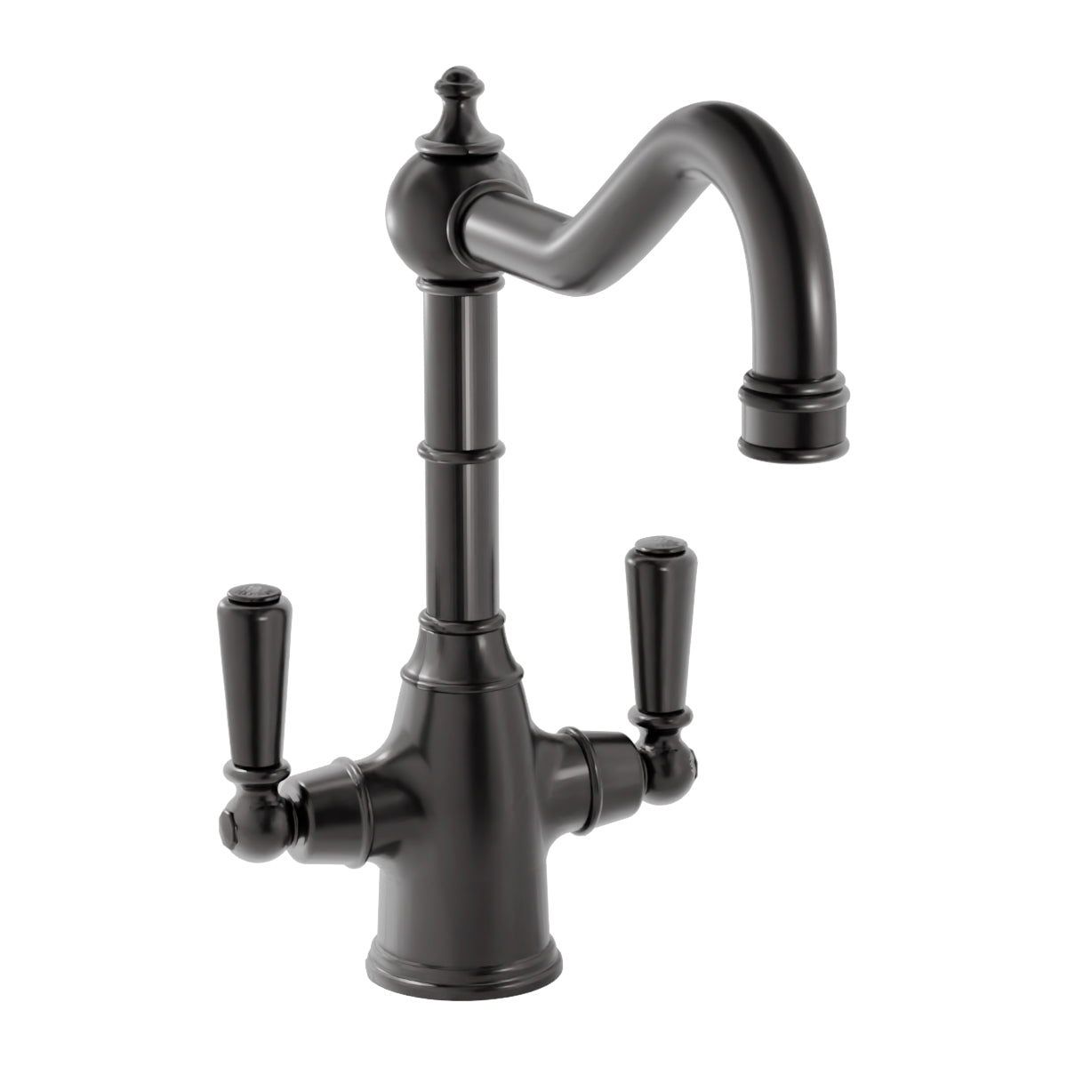 Bidbury & Co Bickton Twin Lever Monobloc Kitchen Tap
