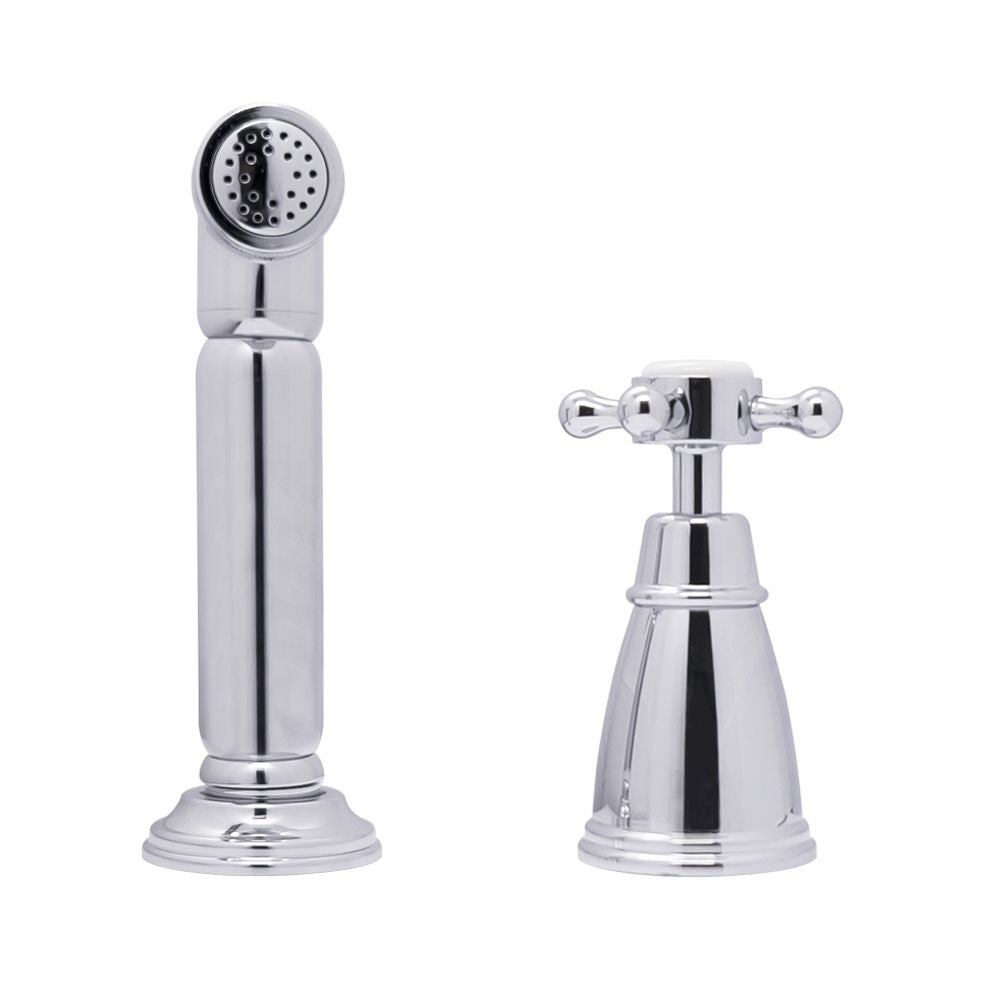 Bidbury & Co Chalford Kitchen Tap Independent Pull-Out Spray with Crosshead Handle
