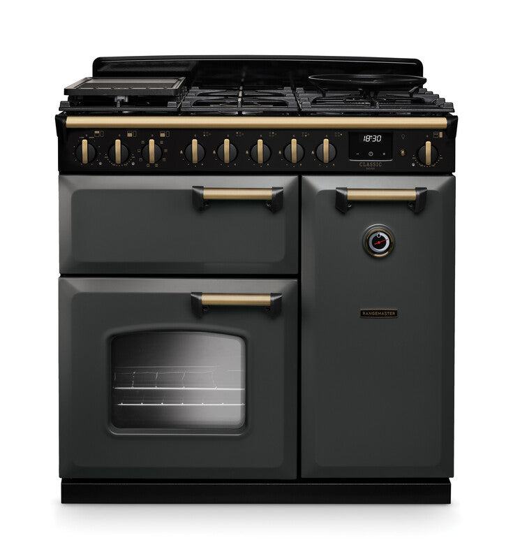 Rangemaster Classic Deluxe 90 Dual Fuel Range Cooker