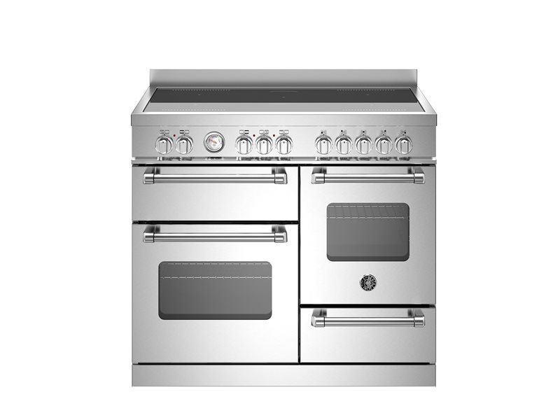 Bertazzoni Master Series 100 cm induction top electric triple oven