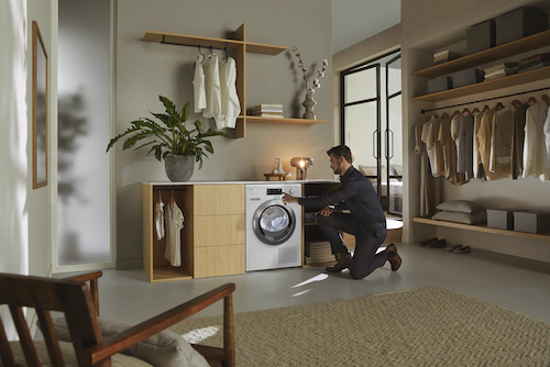 Miele TEL785WP EcoSpeed&Steam&9kg Lotus white