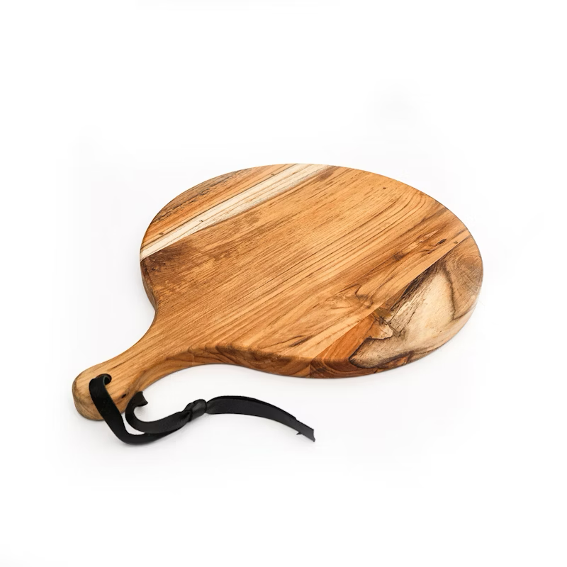 BIG GREEN EGG TEAK PIZZA SERVICE BOARD