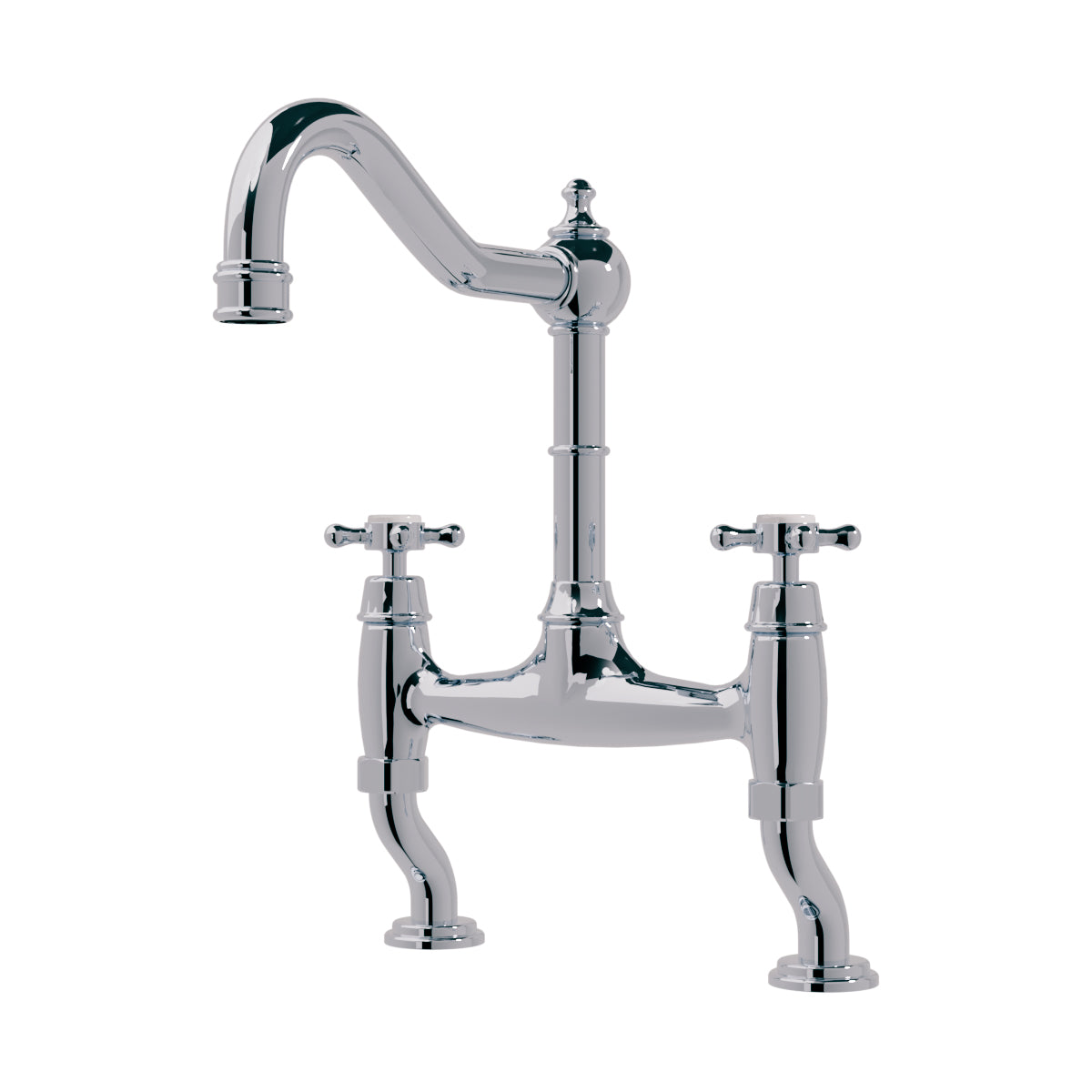 Bidbury & Co Fairford Kitchen Twin Lever Bridge Tap